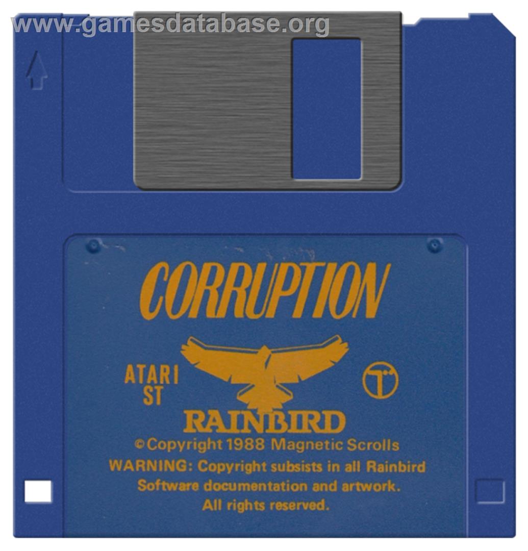 Corruption - Atari ST - Artwork - Disc