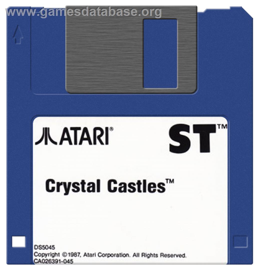 Crystal Castles - Atari ST - Artwork - Disc