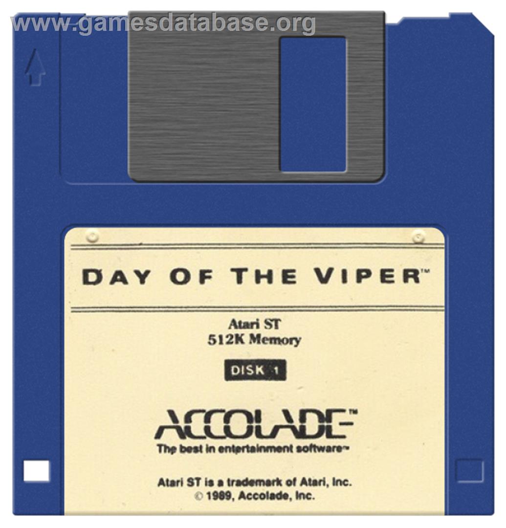 Day of the Viper - Atari ST - Artwork - Disc