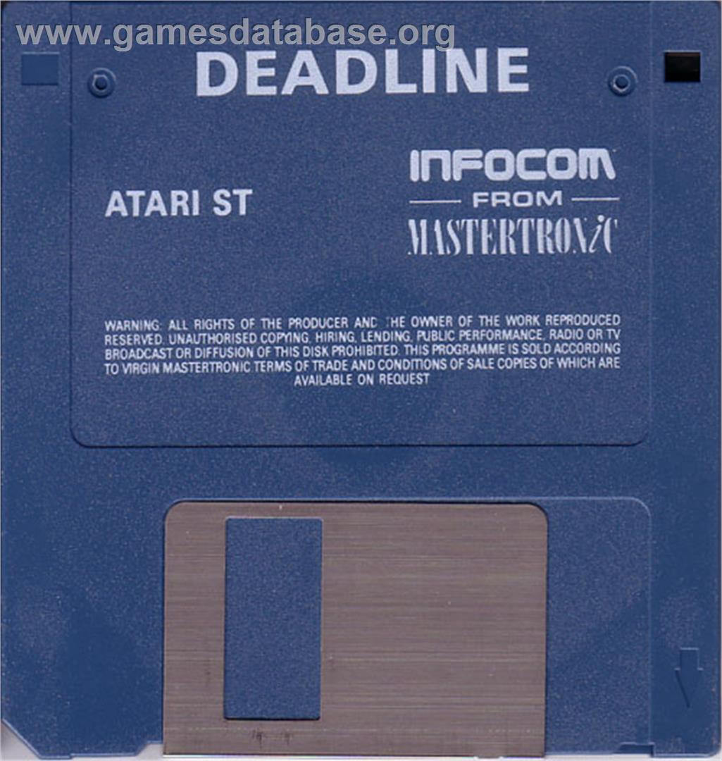 Deadline - Atari ST - Artwork - Disc