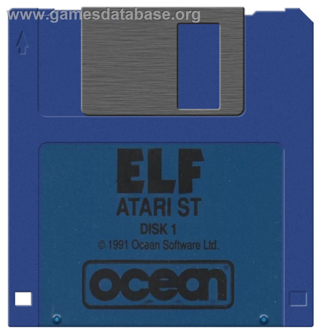 Elf - Atari ST - Artwork - Disc