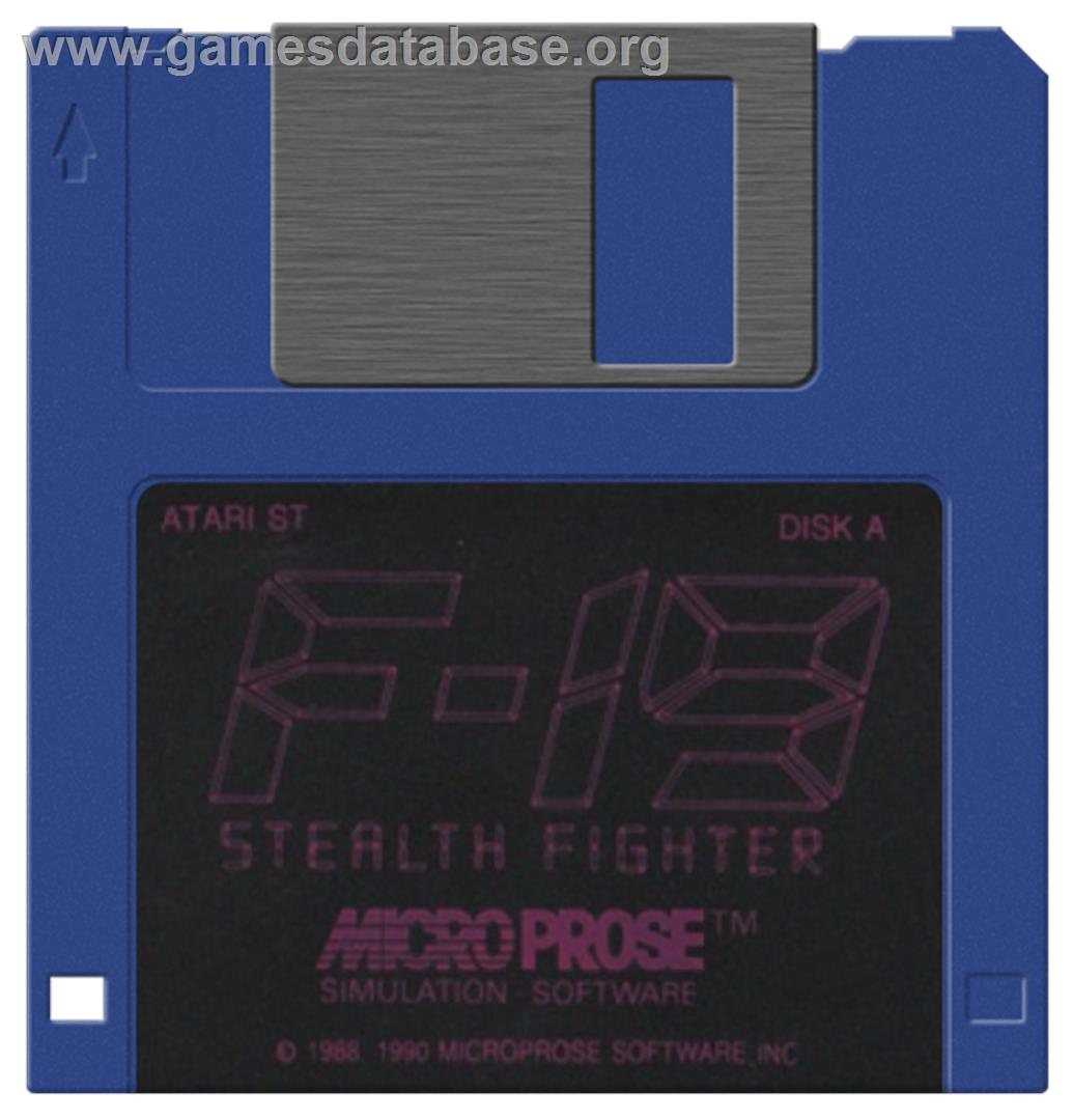 F-19 Stealth Fighter - Atari ST - Artwork - Disc