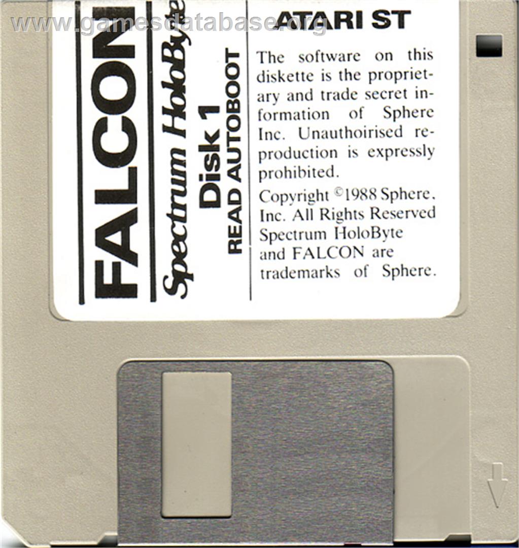 Falcon - Atari ST - Artwork - Disc