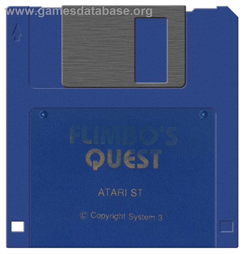 Flimbo's Quest - Atari ST - Artwork - Disc