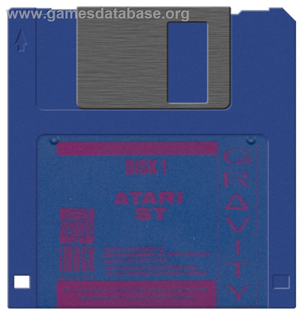Gravity - Atari ST - Artwork - Disc