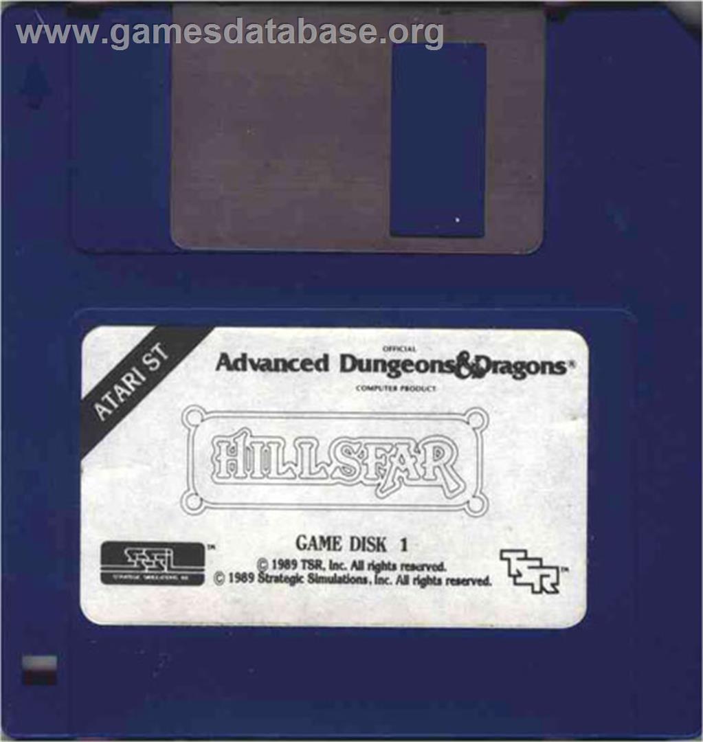 Hillsfar - Atari ST - Artwork - Disc