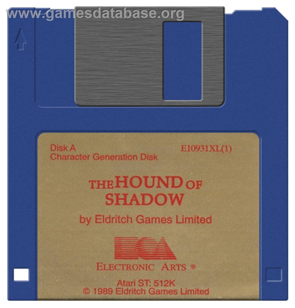 Hound of Shadow - Atari ST - Artwork - Disc