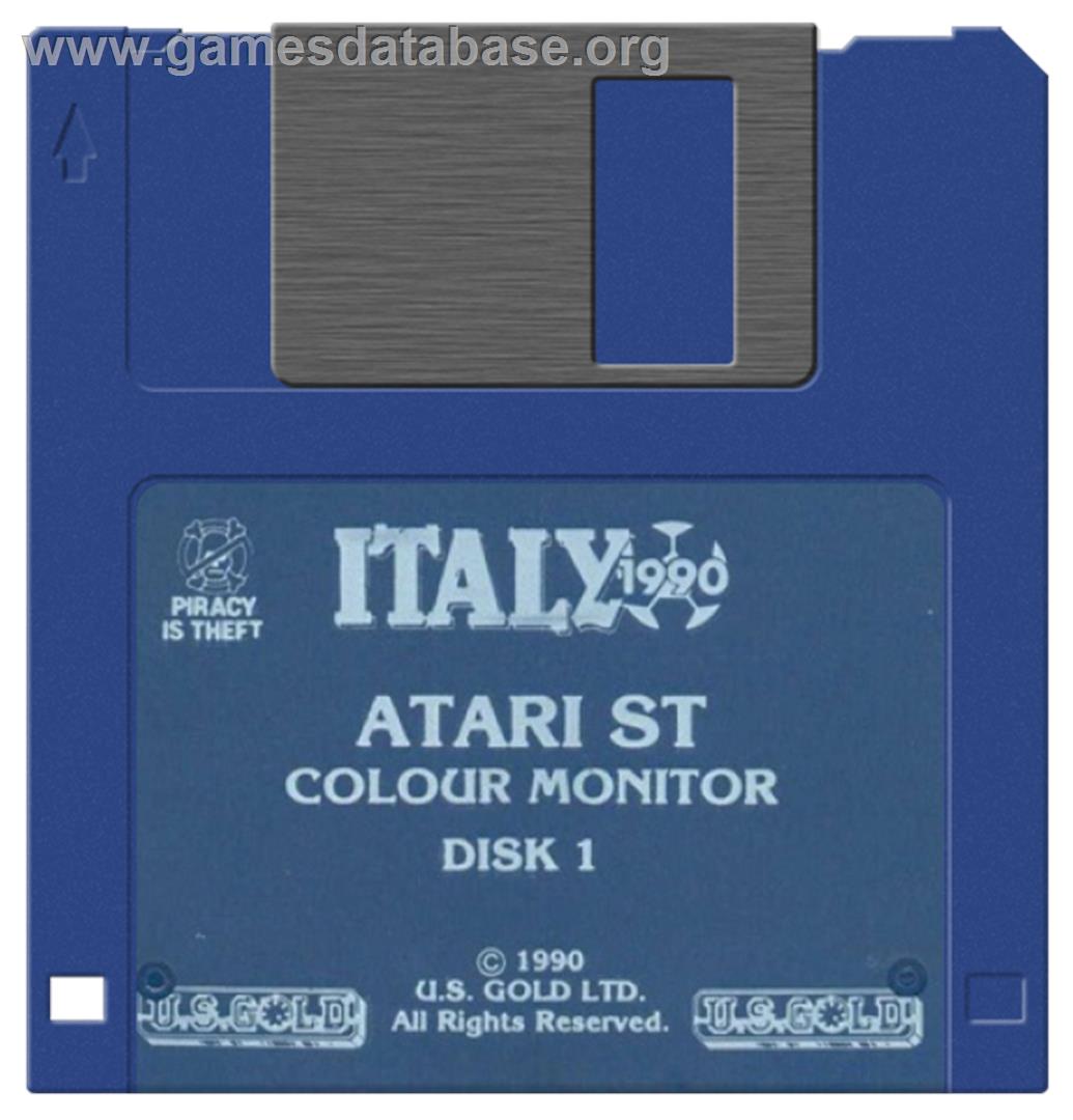 Italia 1990 - Atari ST - Artwork - Disc