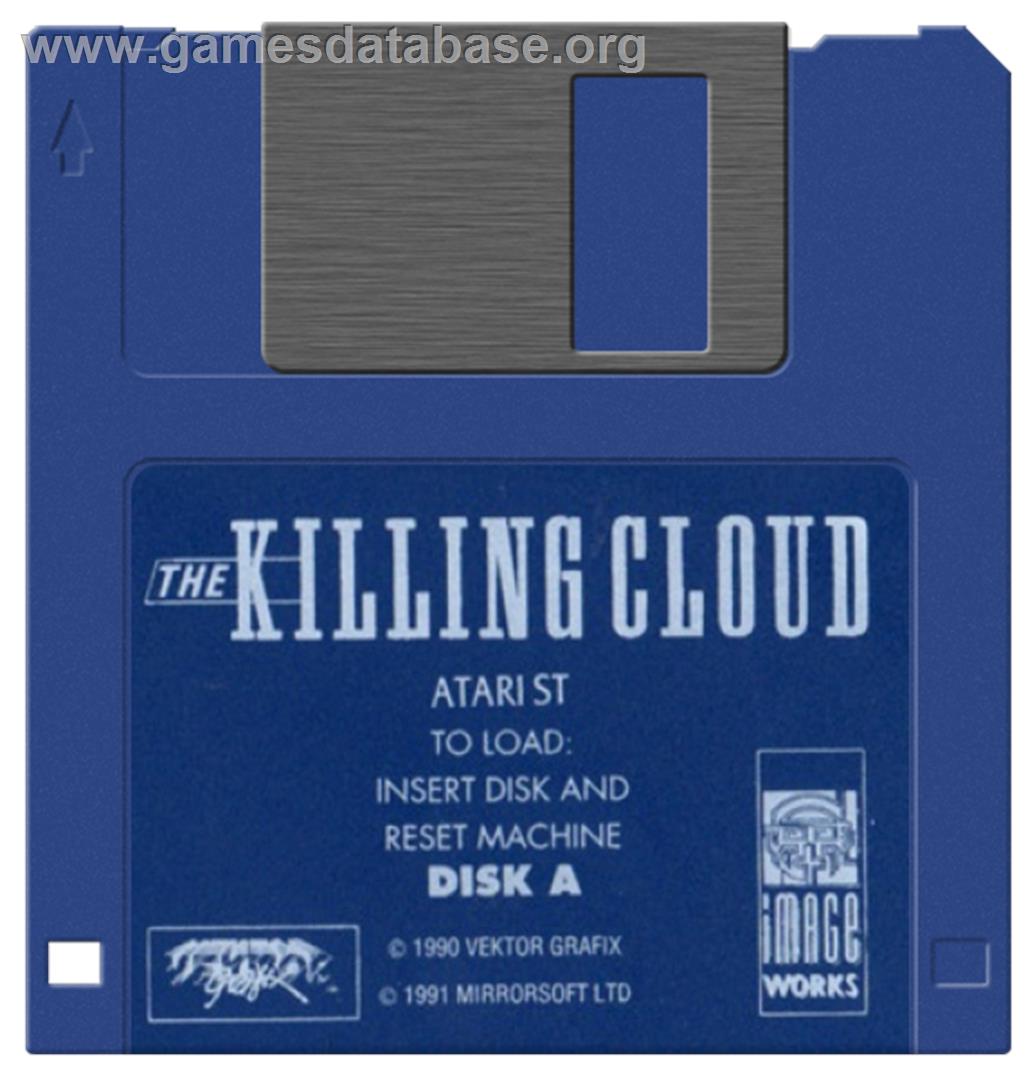Killing Cloud - Atari ST - Artwork - Disc