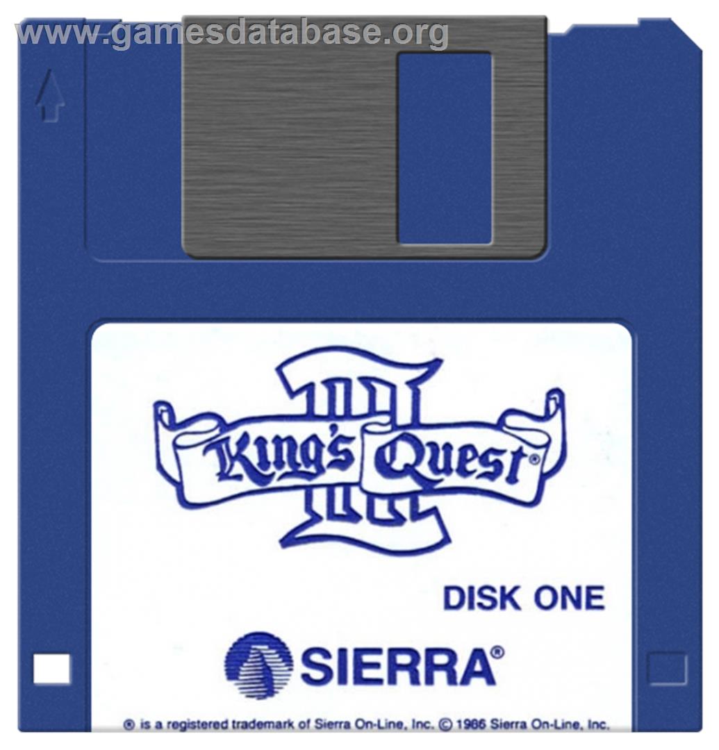 King's Quest III: To Heir is Human - Atari ST - Artwork - Disc