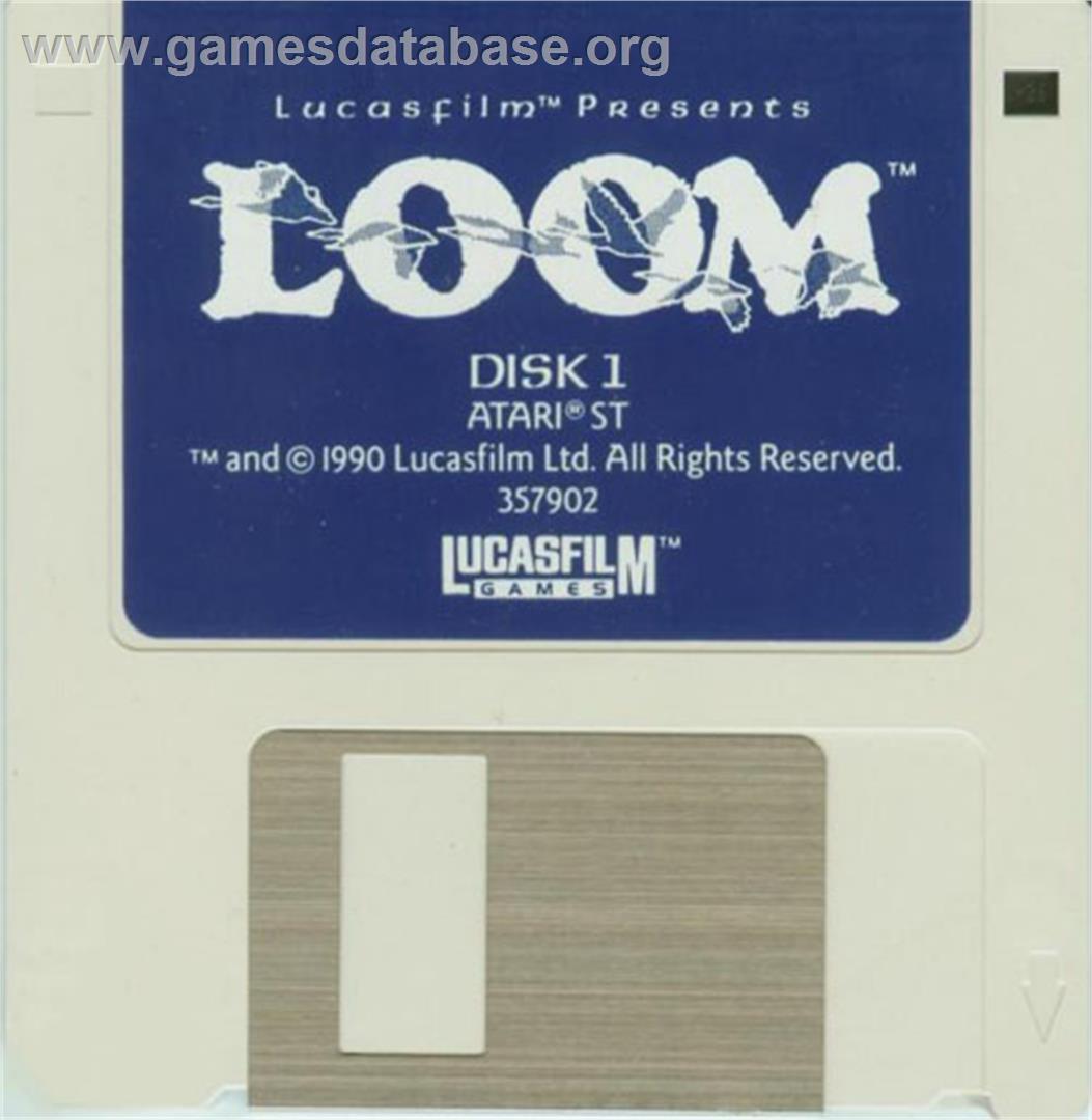 Loom - Atari ST - Artwork - Disc