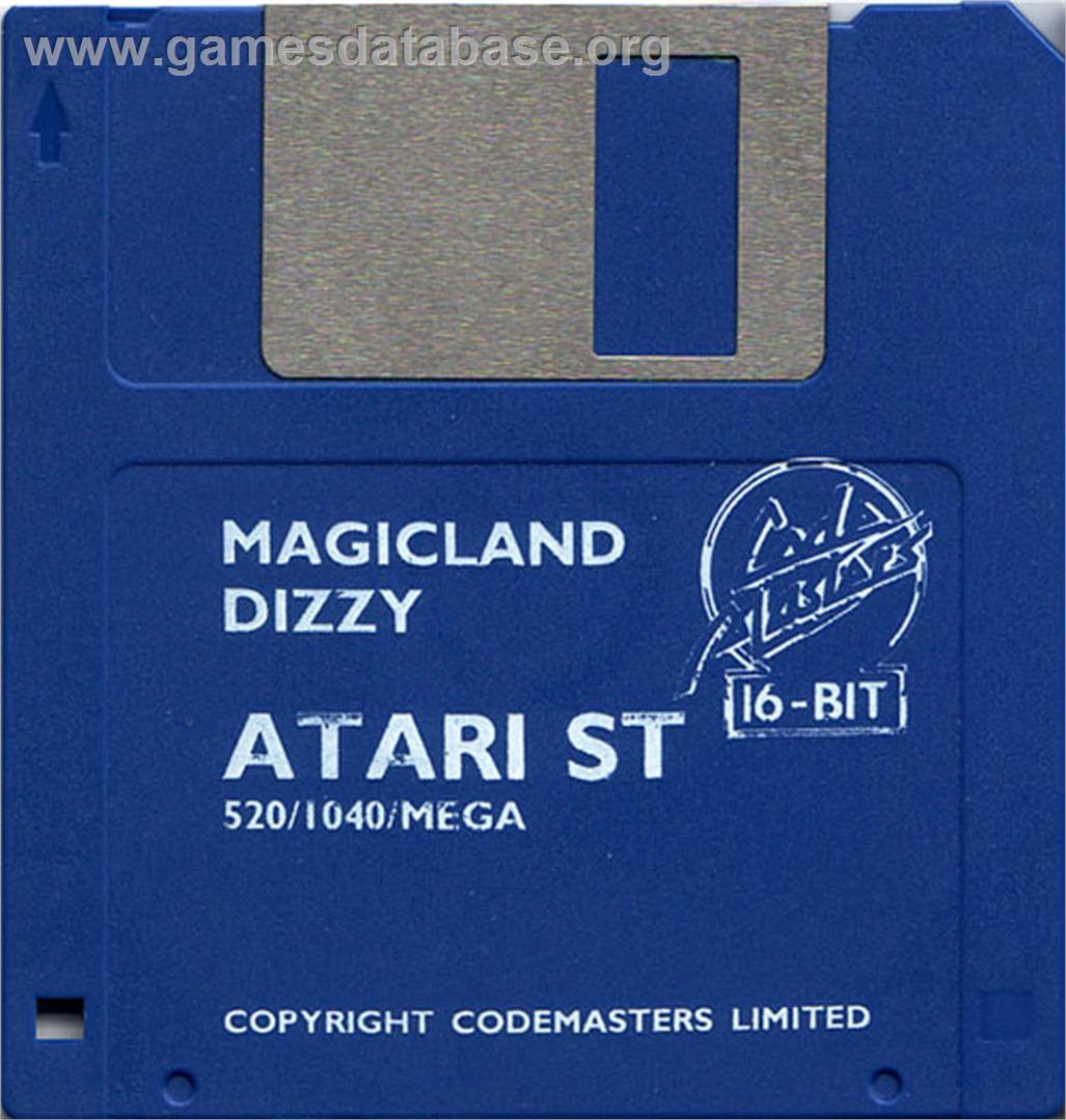 Magicland Dizzy - Atari ST - Artwork - Disc