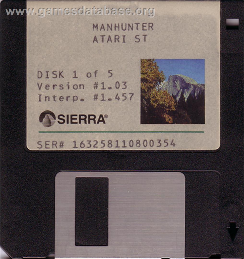 Manhunter: New York - Atari ST - Artwork - Disc