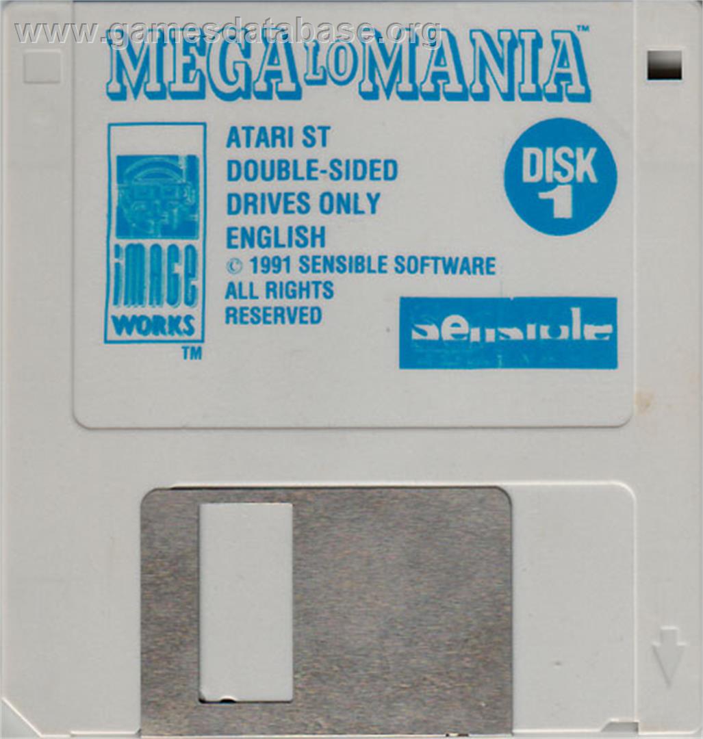 Mega Lo Mania & First Samurai - Atari ST - Artwork - Disc