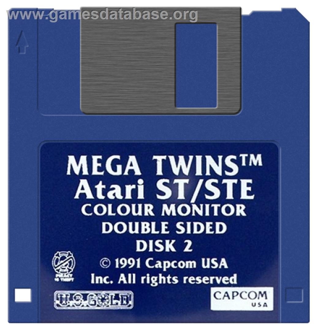 Mega Twins - Atari ST - Artwork - Disc