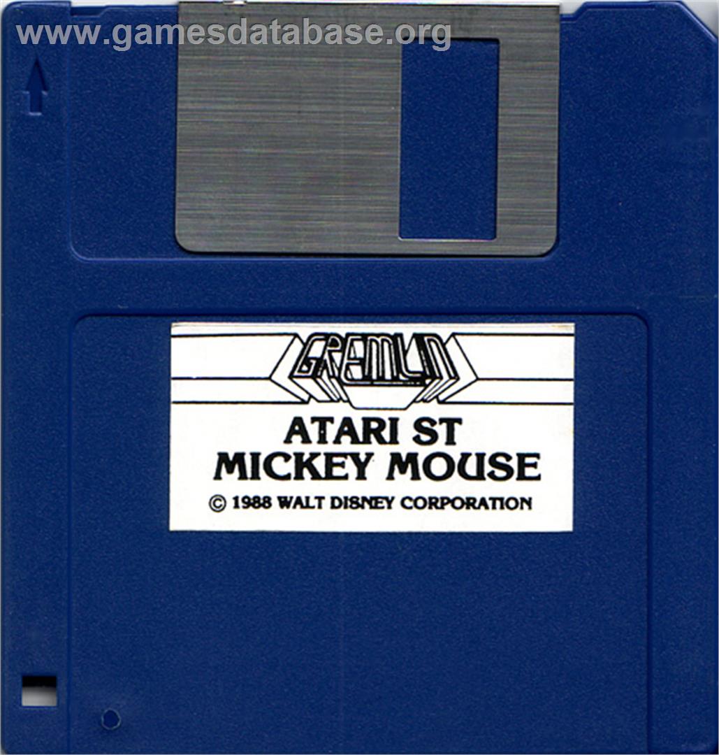 Mickey Mouse: The Computer Game - Atari ST - Artwork - Disc