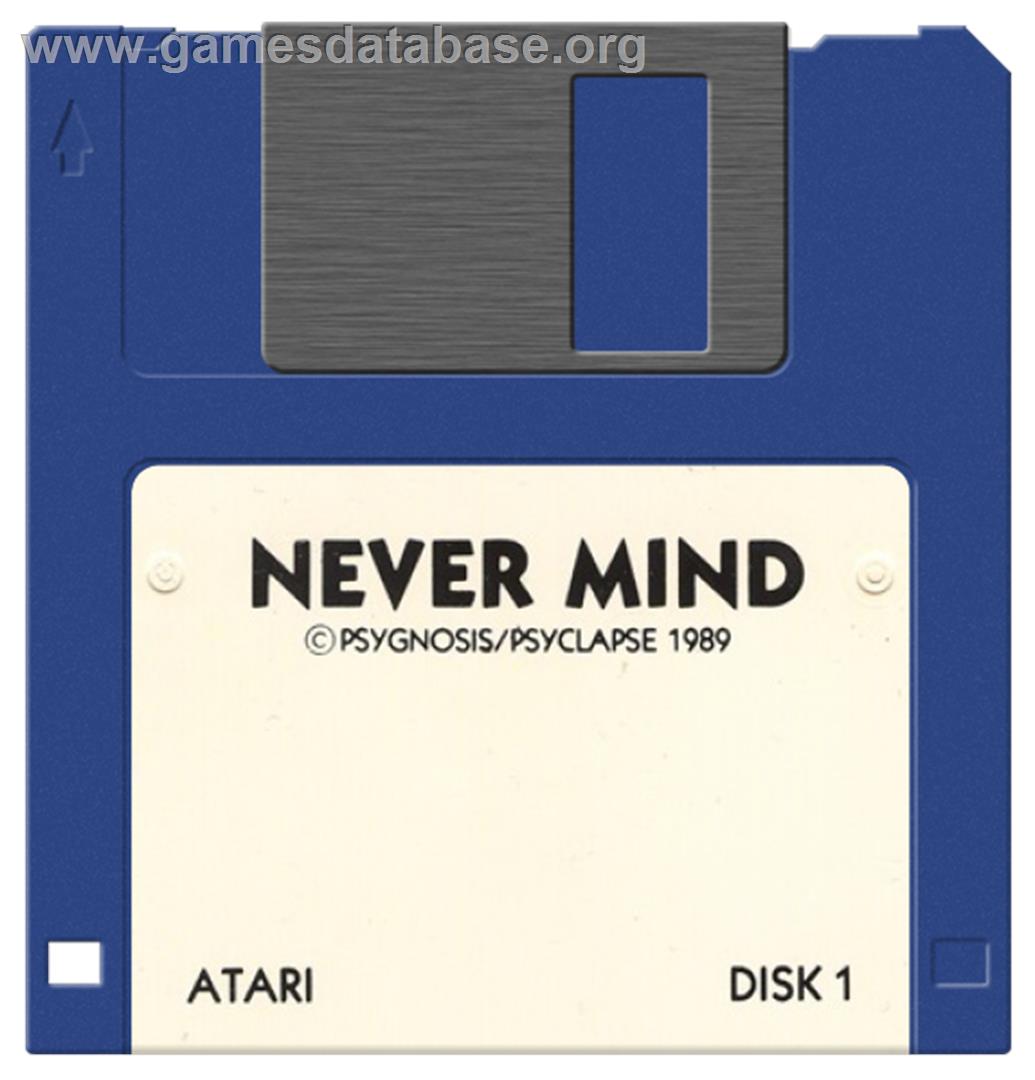 Never Mind - Atari ST - Artwork - Disc