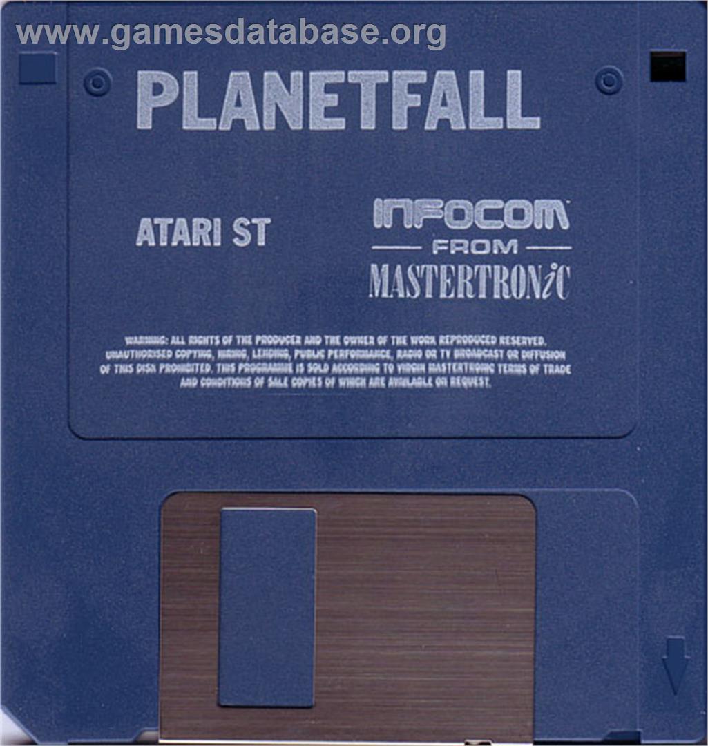 Planetfall - Atari ST - Artwork - Disc
