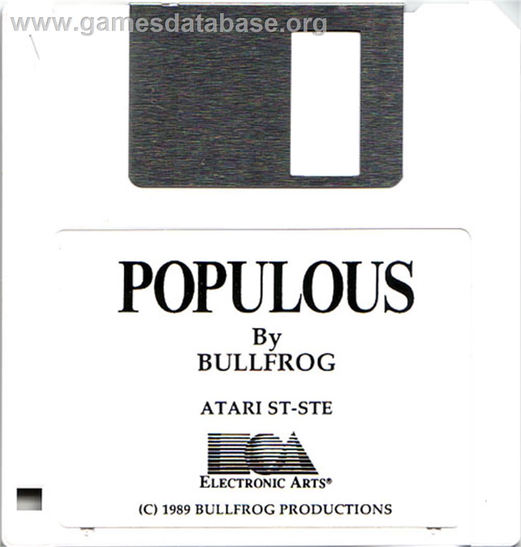 Populous - Atari ST - Artwork - Disc