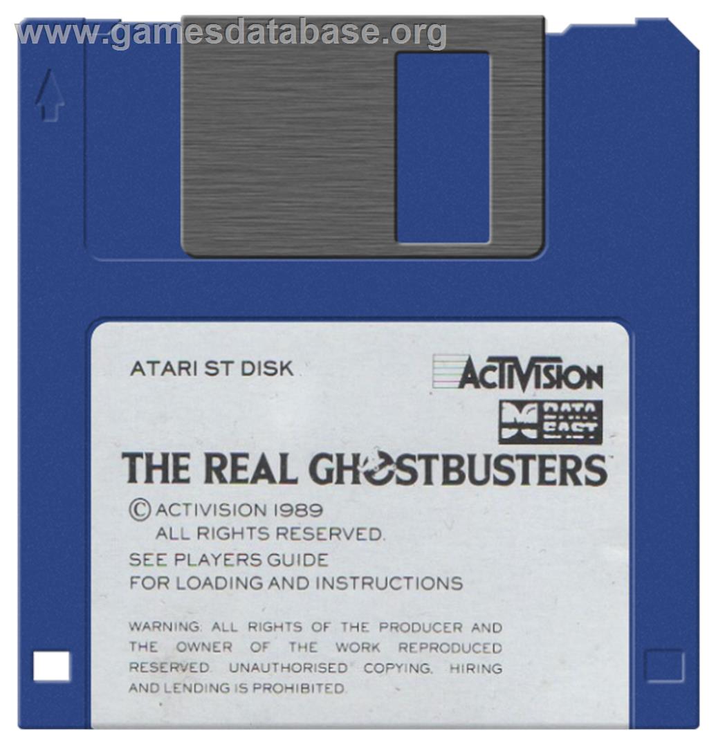 Real Ghostbusters, The - Atari ST - Artwork - Disc