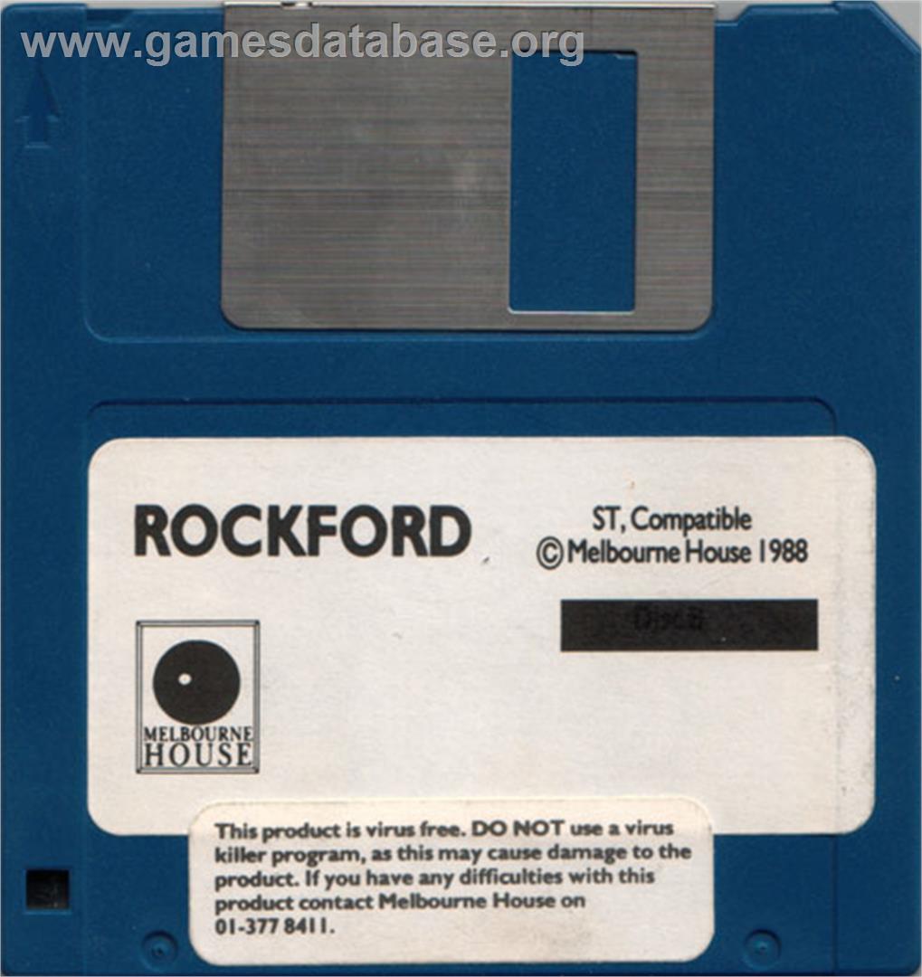Rockford: The Arcade Game - Atari ST - Artwork - Disc