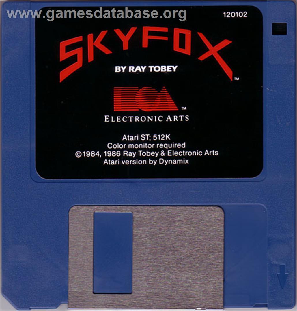 Sky Fox - Atari ST - Artwork - Disc