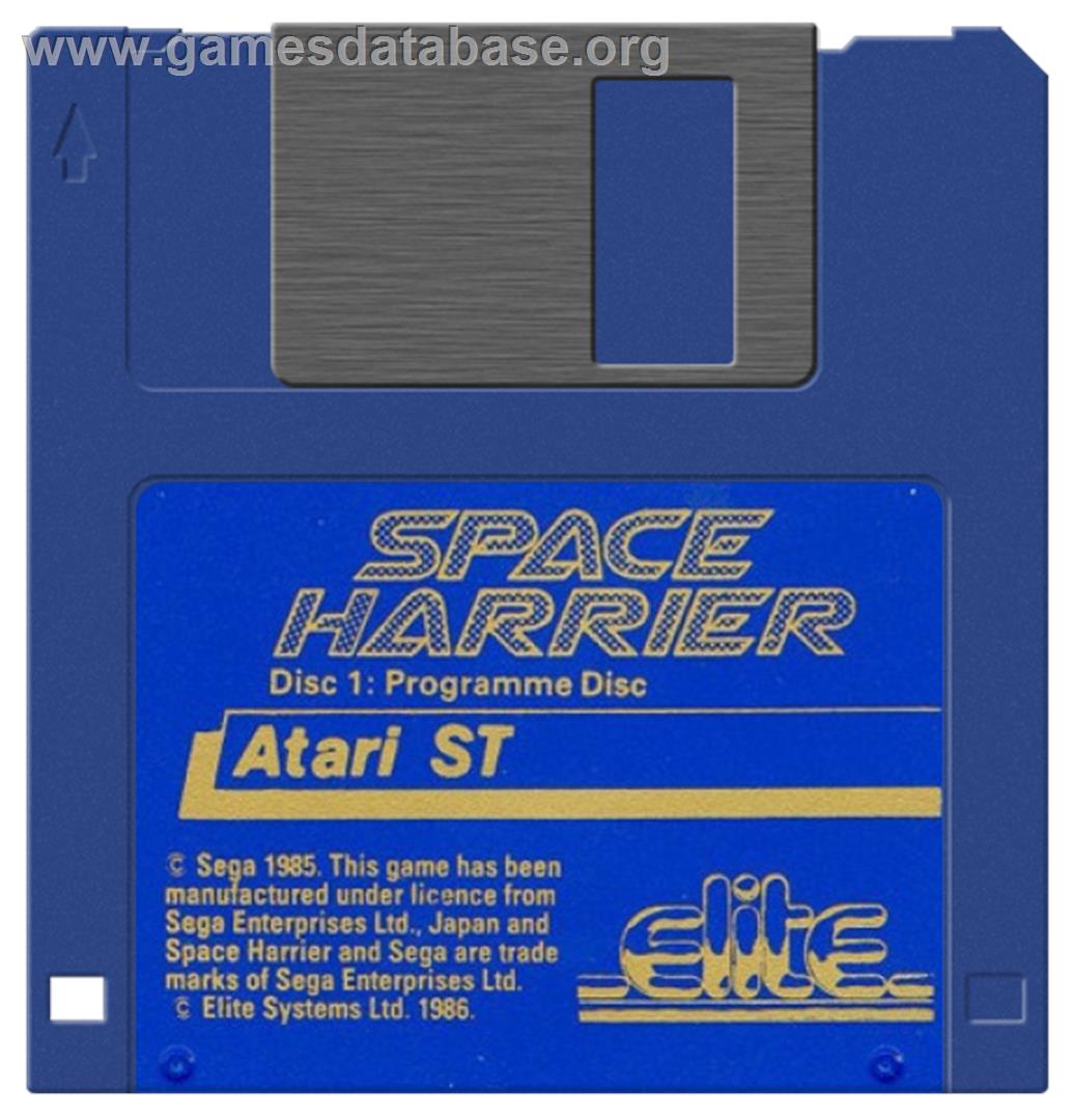 Space Harrier - Atari ST - Artwork - Disc