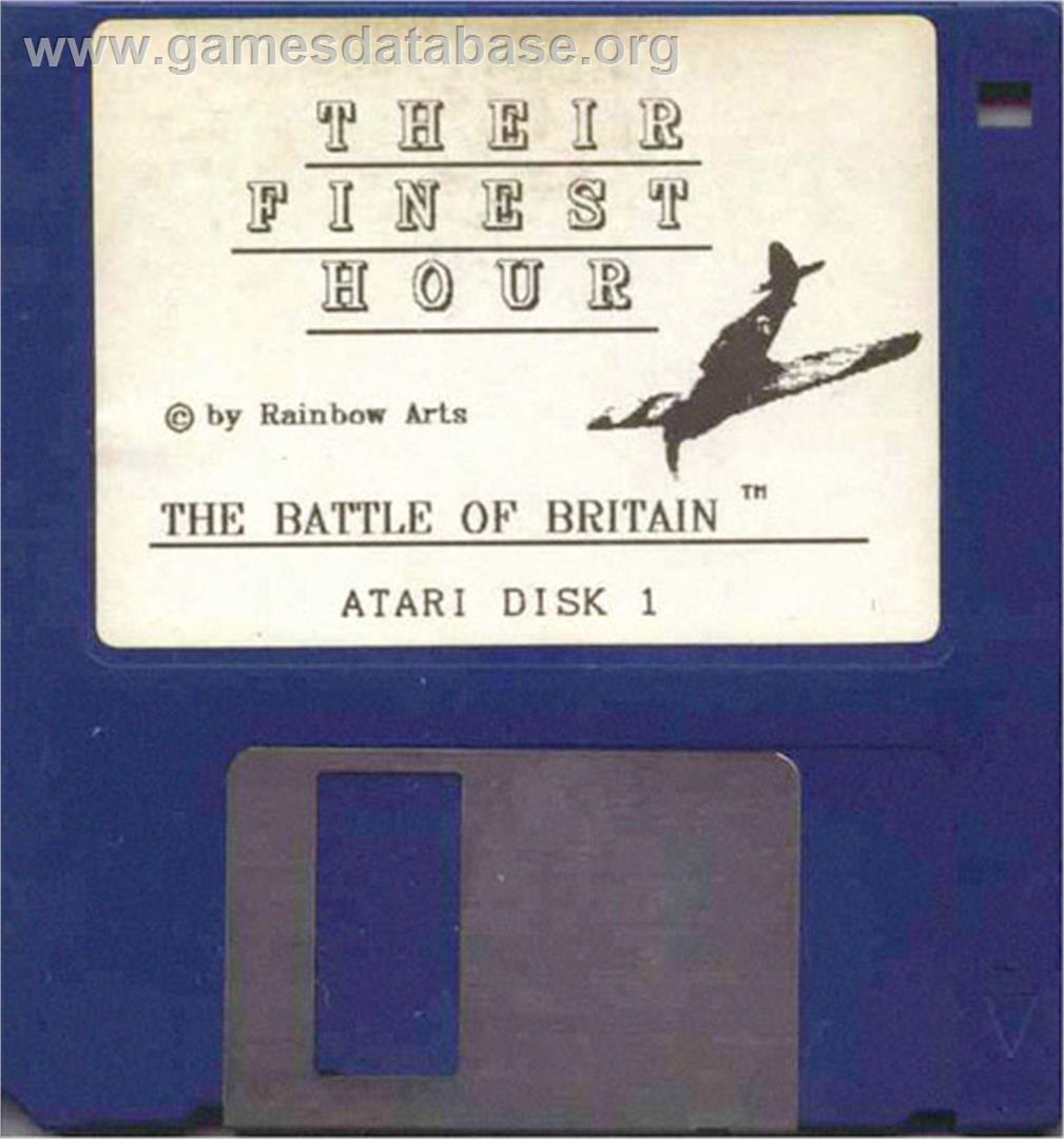 Their Finest Hour: The Battle of Britain - Atari ST - Artwork - Disc