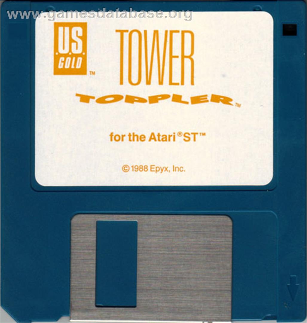 Tower Toppler - Atari ST - Artwork - Disc