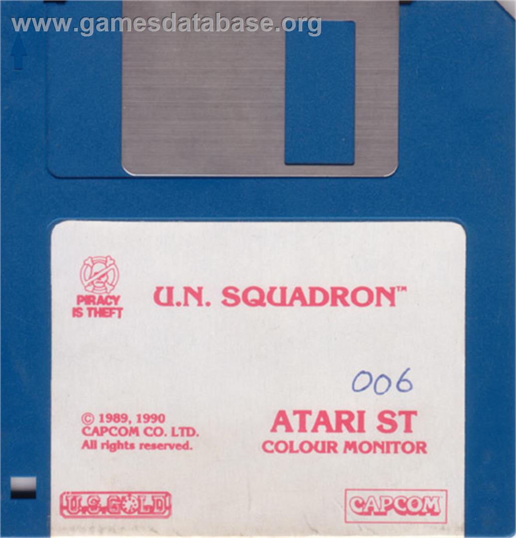U.N. Squadron - Atari ST - Artwork - Disc