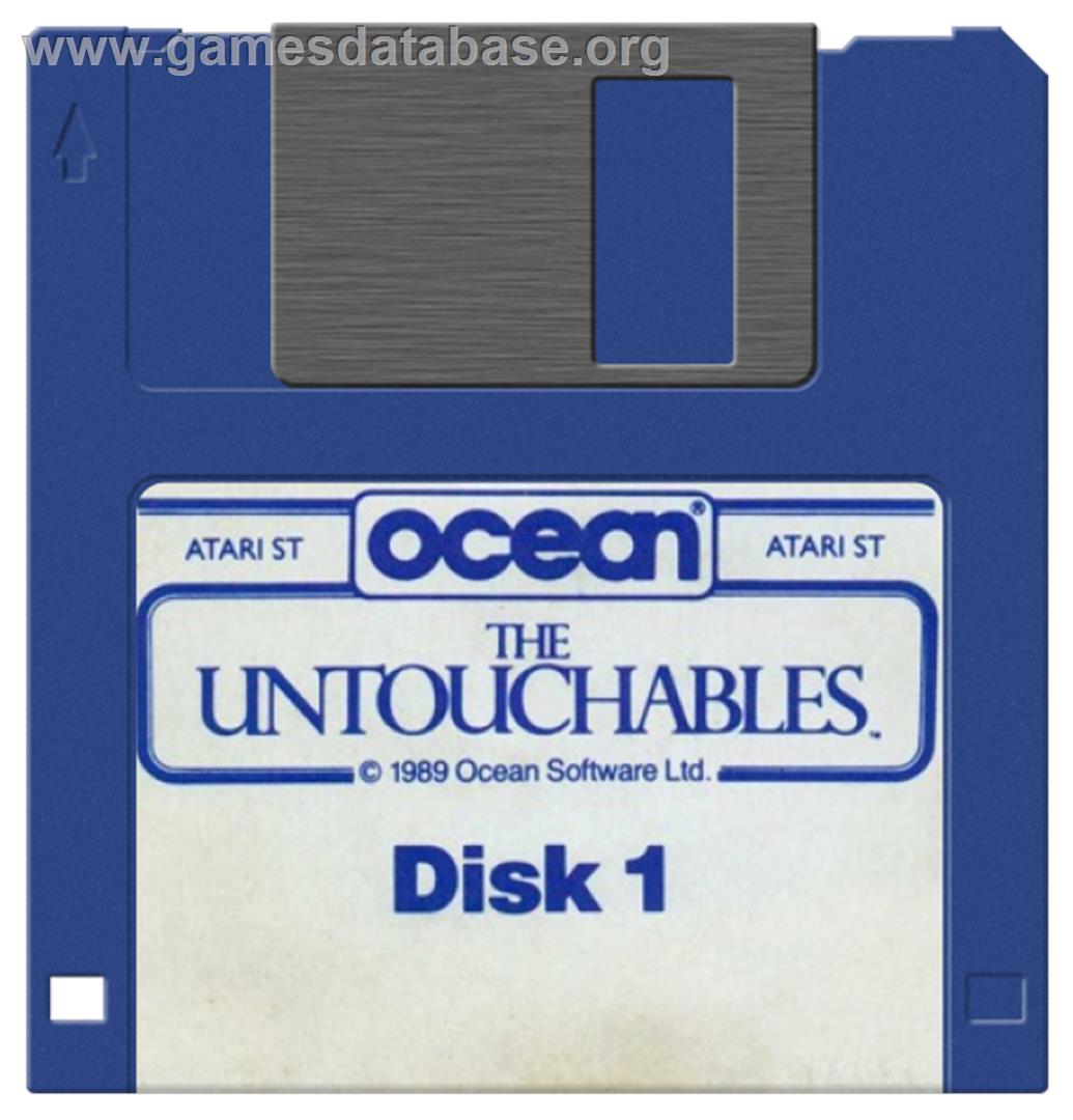 Untouchables - Atari ST - Artwork - Disc