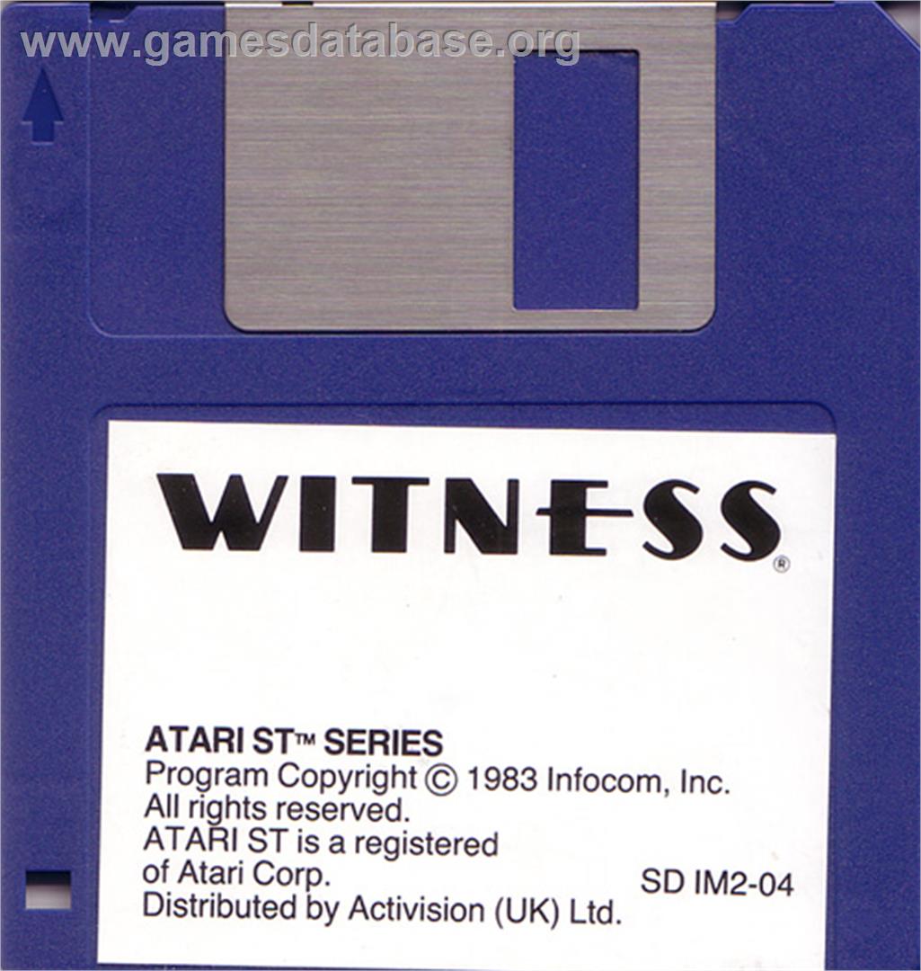 Witness - Atari ST - Artwork - Disc