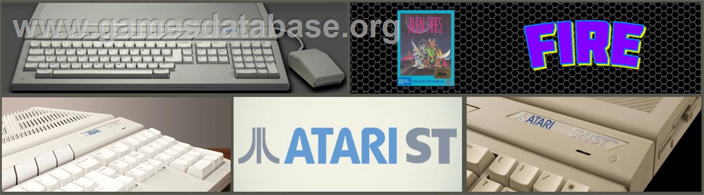 Alien Fires: 2199 AD - Atari ST - Artwork - Marquee