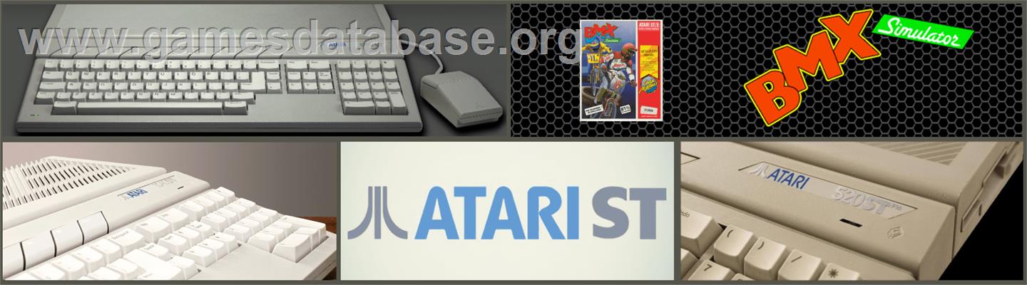 BMX Simulator - Atari ST - Artwork - Marquee