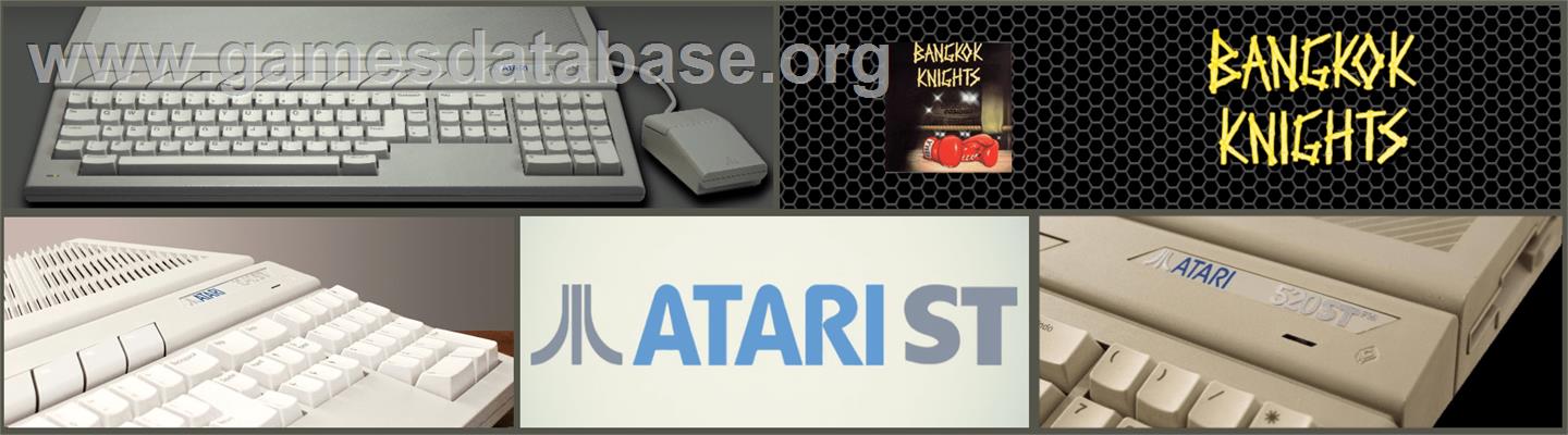 Bangkok Knights - Atari ST - Artwork - Marquee