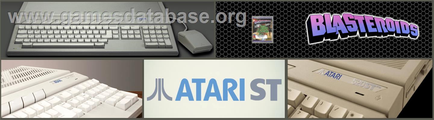 Blasteroids - Atari ST - Artwork - Marquee