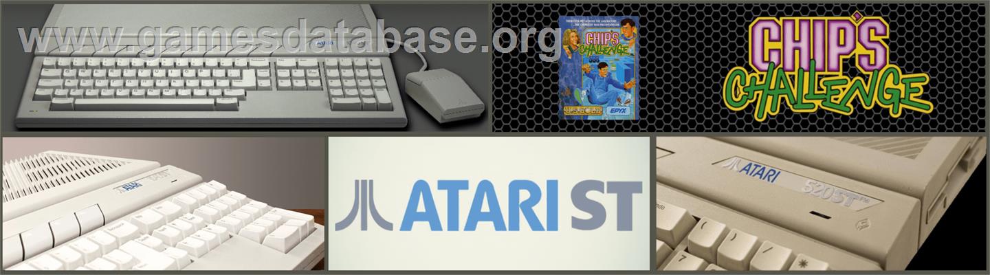Chip's Challenge - Atari ST - Artwork - Marquee