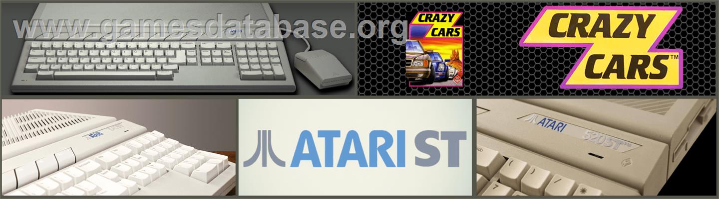 Crazy Cars - Atari ST - Artwork - Marquee