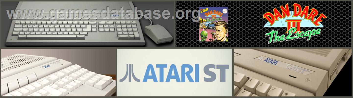 Dan Dare 3: The Escape - Atari ST - Artwork - Marquee