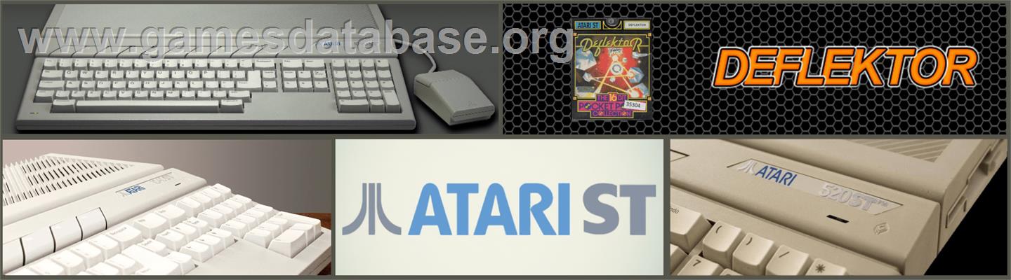 Deflektor - Atari ST - Artwork - Marquee