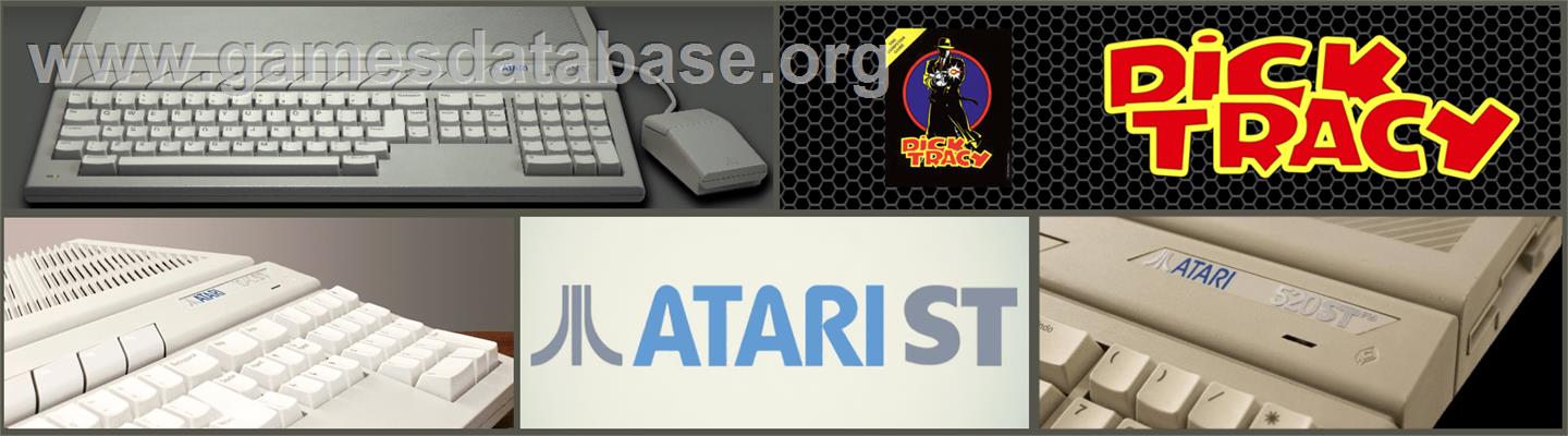 Dick Tracy - Atari ST - Artwork - Marquee