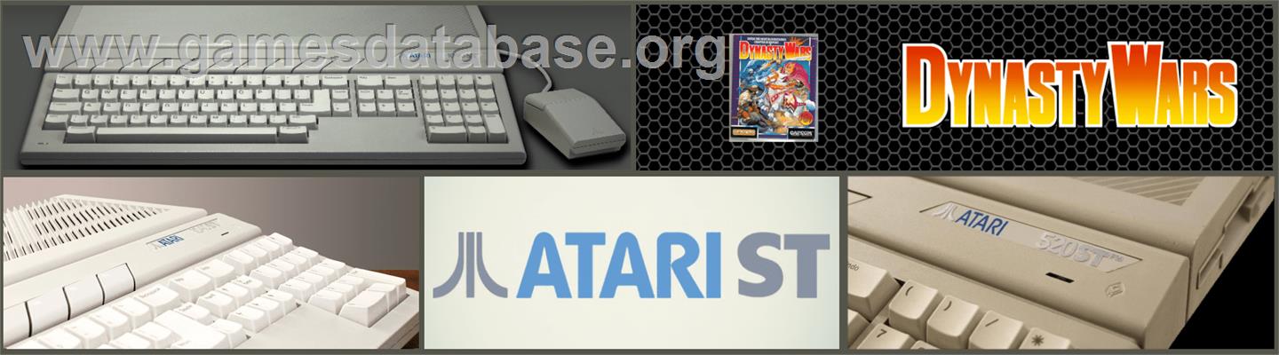 Dynasty Wars - Atari ST - Artwork - Marquee