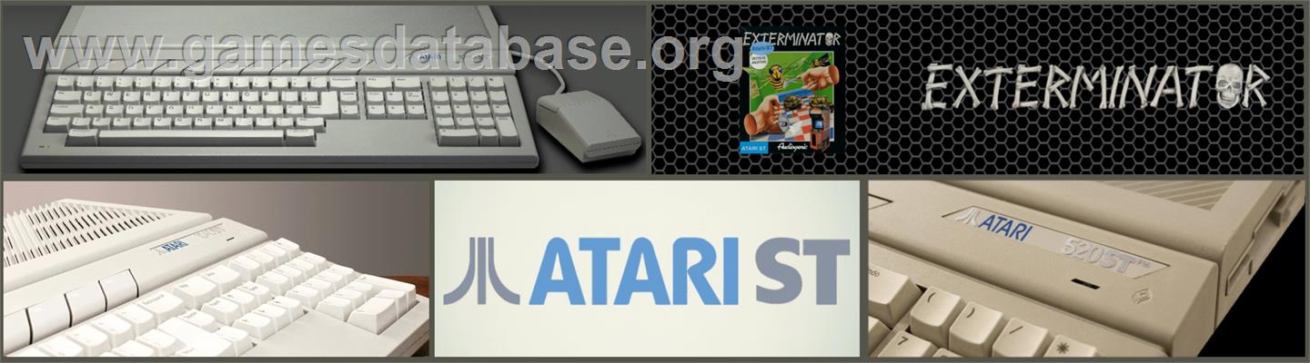 Exterminator - Atari ST - Artwork - Marquee
