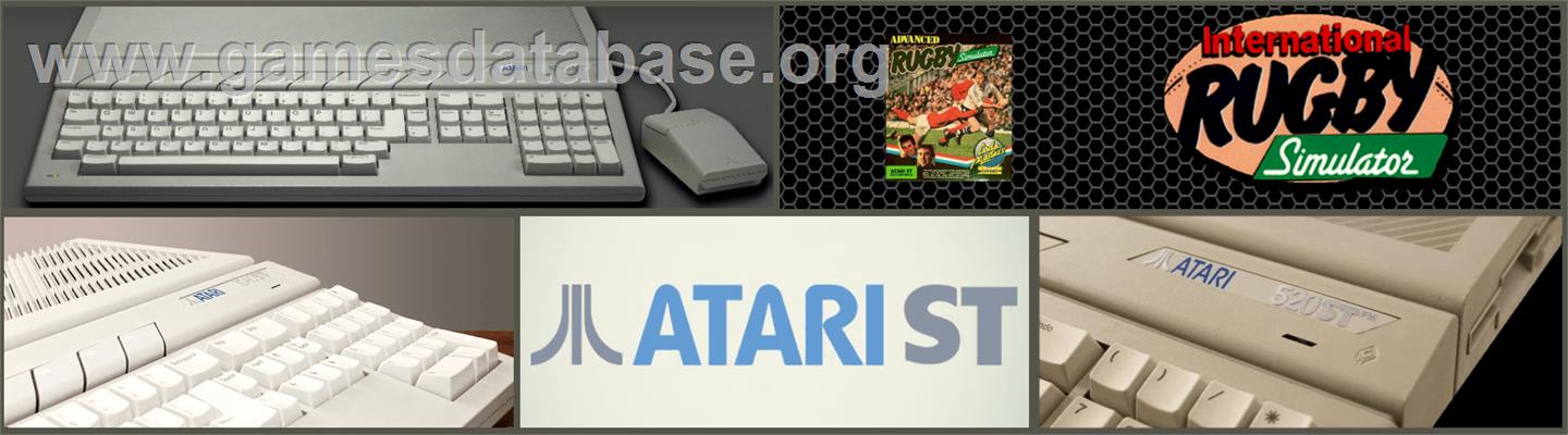 International Rugby Simulator - Atari ST - Artwork - Marquee