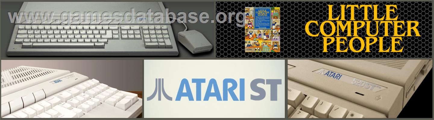 Little Computer People - Atari ST - Artwork - Marquee