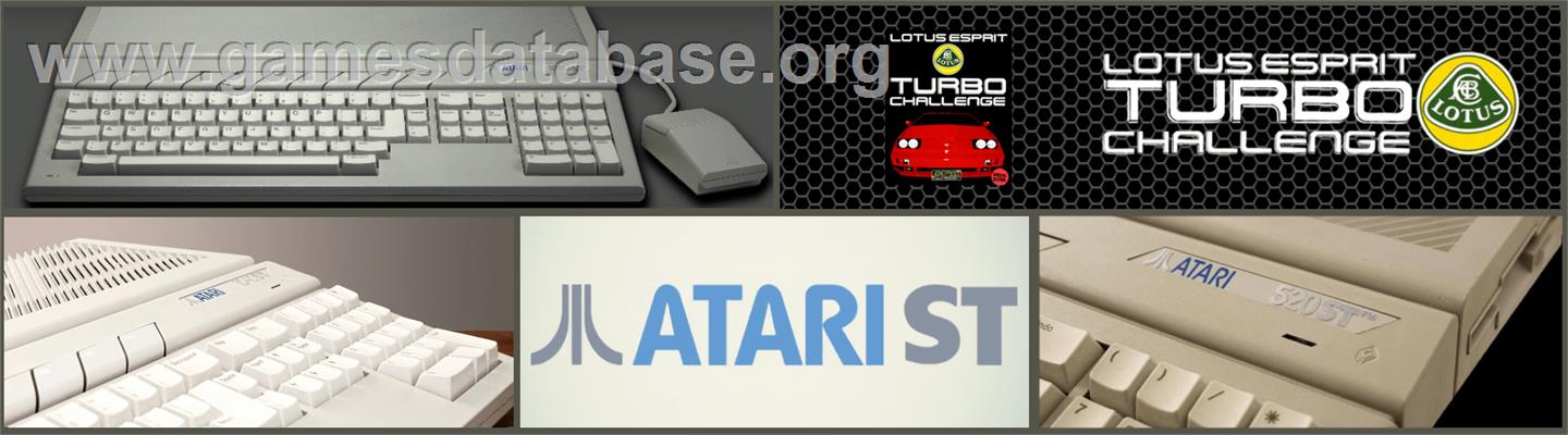 Lotus Esprit Turbo Challenge - Atari ST - Artwork - Marquee