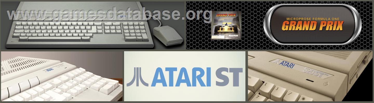 Nigel Mansell's Grand Prix - Atari ST - Artwork - Marquee