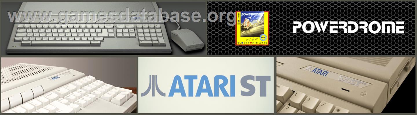Powerdrome - Atari ST - Artwork - Marquee