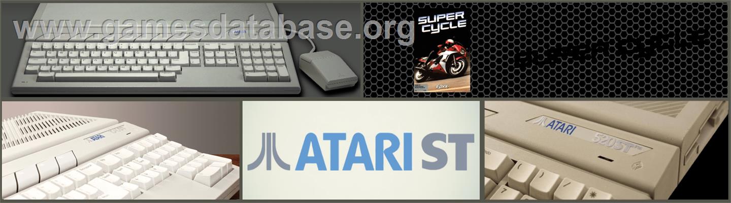 Super Cycle - Atari ST - Artwork - Marquee