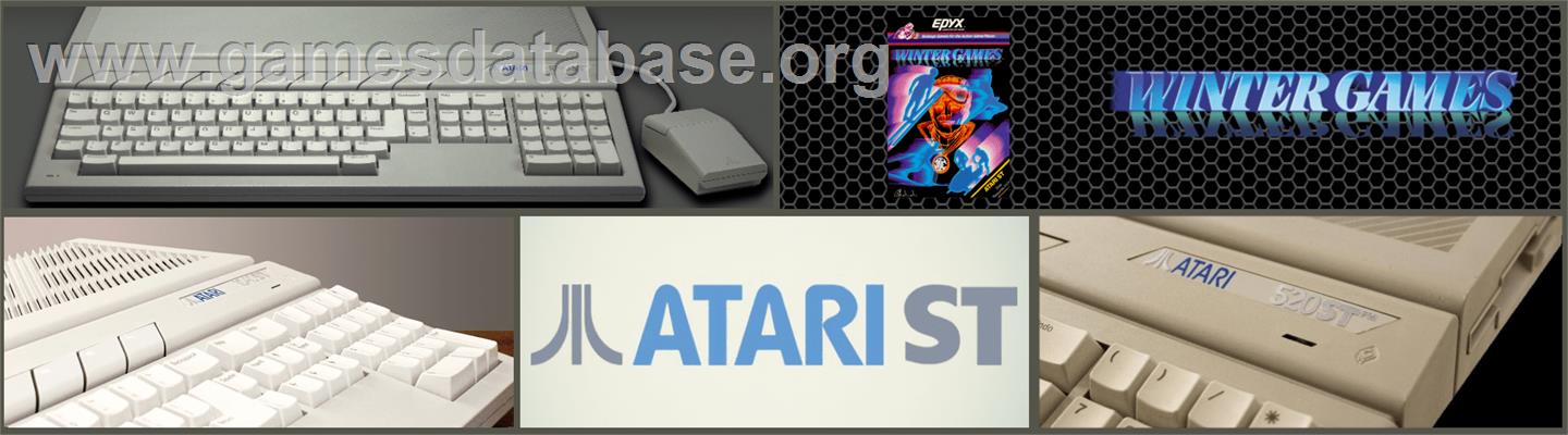 Winter Games - Atari ST - Artwork - Marquee